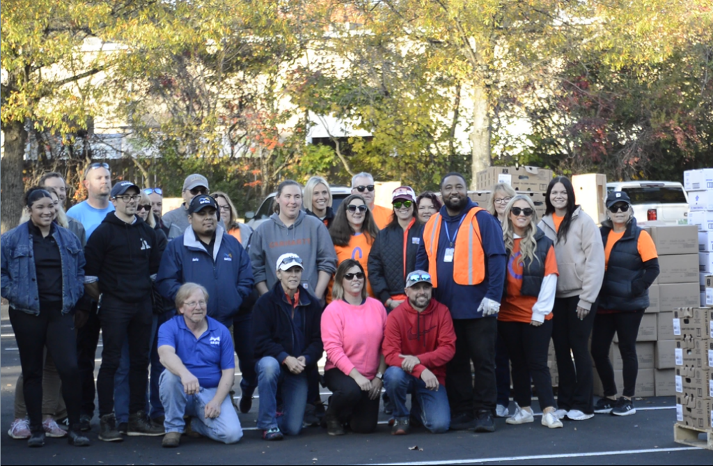 RW Towne Foundation volunteers gathered together